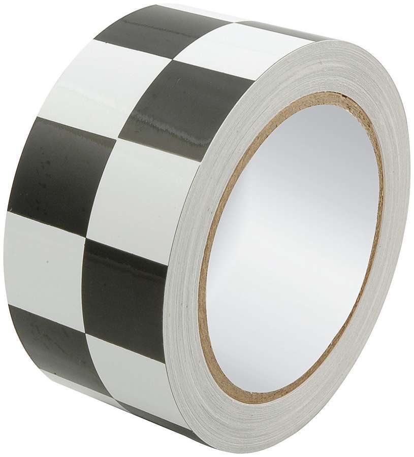 Racers Tape 2in x 45ft Checkered Black/White.