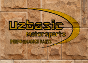 Performance Parts Tip by Uzbasic Motorsports-Logo on sandstone
